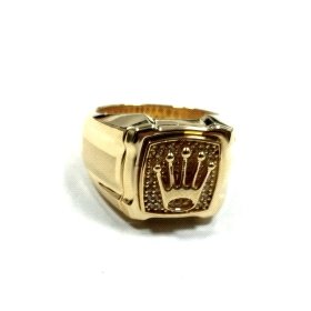 SELLO CABALLERO ORO AMARILLO PIEDRA                                   