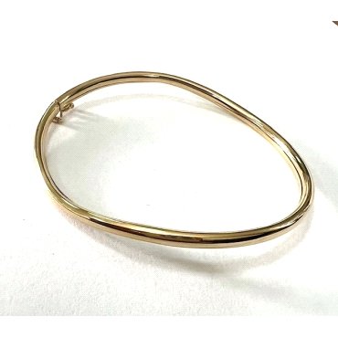 PULSERA SRA. ORO AMARILLO LISA                                        
