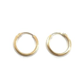 PENDIENTES ARO ORO AMARILLO LISA                                      