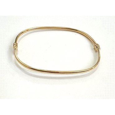 PULSERA SRA. ORO AMARILLO LISA                                        