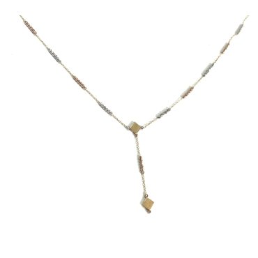 GARGANTILLA ORO TRICOLOR                                              