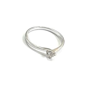 SORTIJA ORO BLANCO BRILLANTES                                         