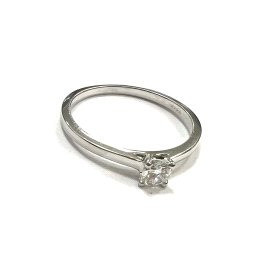 SORTIJA ORO BLANCO BRILLANTES                                         