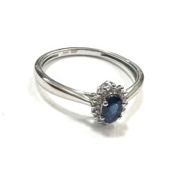 SORTIJA ORO BLANCO BRILLANTES                                         