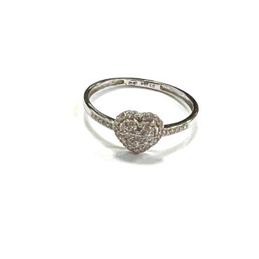 SORTIJA ORO BLANCO BRILLANTES