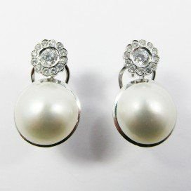 PENDIENTES BLANCO PERLA JAPONESA