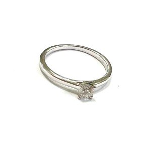 SORTIJA ORO BLANCO BRILLANTES