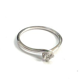 SORTIJA ORO BLANCO BRILLANTES