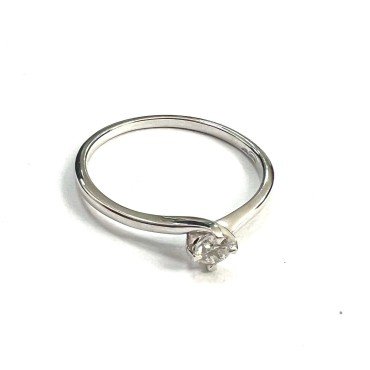 SORTIJA ORO BLANCO BRILLANTES