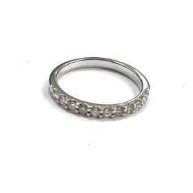 SORTIJA ORO BLANCO BRILLANTES