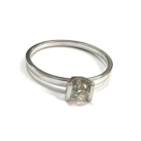 SORTIJA ORO BLANCO BRILLANTES
