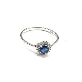 SORTIJA ORO BLANCO BRILLANTES