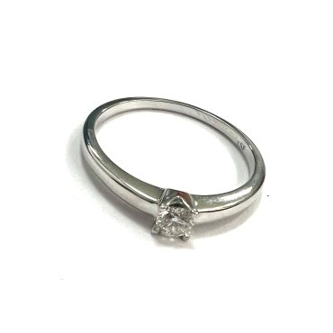 SORTIJA ORO BLANCO BRILLANTES                                         
