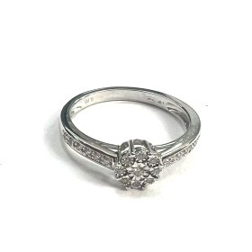 SORTIJA ORO BLANCO BRILLANTES                                         