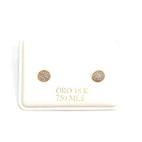 PENDIENTES ORO AMARILLO PIEDRA                                        