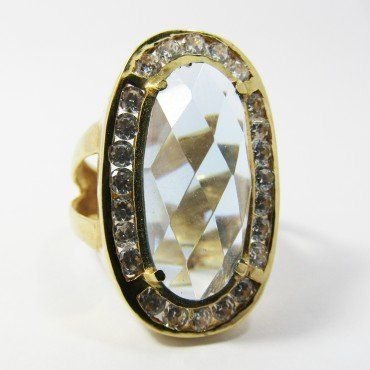 SORTIJA ORO AMARILLO PIEDRA