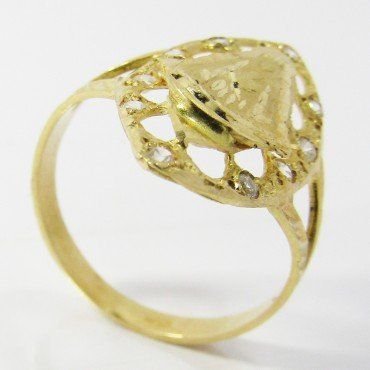 SORTIJA ORO AMARILLO PIEDRA V. ROCIO