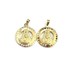 MEDALLAS ORO AMARILLO PIEDRA                                          