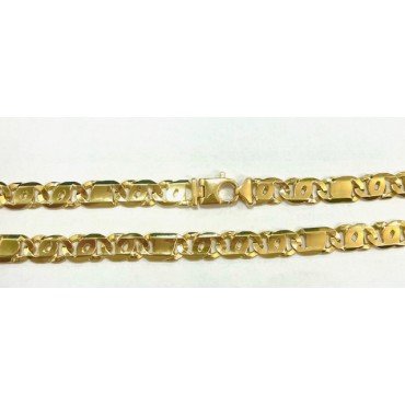 GARGANTILLA ORO AMARILLO ITALIANO LISO