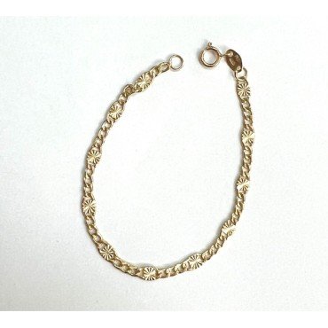 PULSERAS NIÑA ORO AMARILLO COMUNION