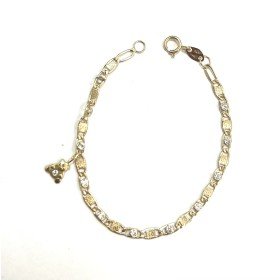 PULSERAS NIÑA AMARILLO COMUNION PIEDRA