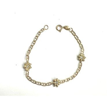 PULSERAS NIÑA AMARILLO COMUNION PIEDRA
