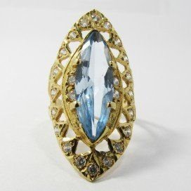 SORTIJA ORO AMARILLO PIEDRA