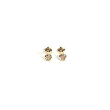PENDIENTES NIÑA ORO AMARILLO PIEDRA                                   