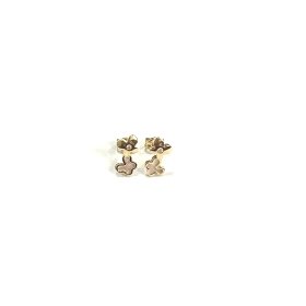 PENDIENTES NIÑA ORO AMARILLO PIEDRA                                   