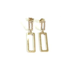 PENDIENTES ORO AMARILLO PIEDRA                                        