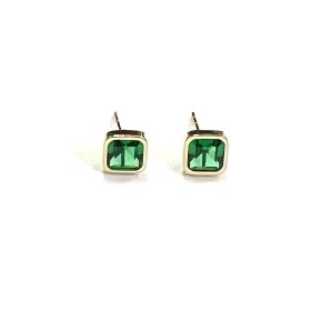 PENDIENTES ORO AMARILLO PIEDRA                                        