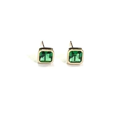 PENDIENTES ORO AMARILLO PIEDRA                                        