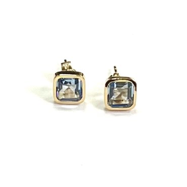 PENDIENTES ORO AMARILLO PIEDRA                                        
