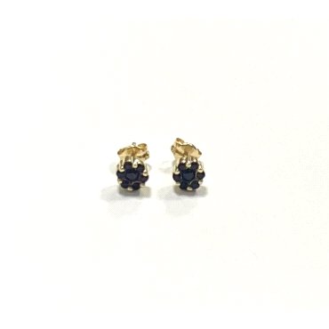 PENDIENTES ORO AMARILLO PIEDRA                                        