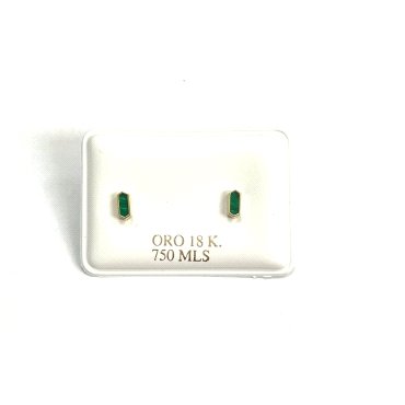 PENDIENTES ORO AMARILLO PIEDRA                                        
