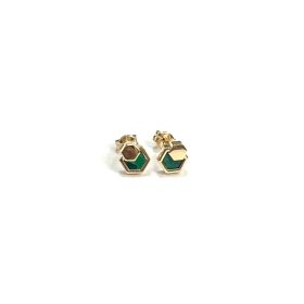 PENDIENTES ORO AMARILLO PIEDRA                                        