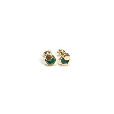 PENDIENTES ORO AMARILLO PIEDRA                                        