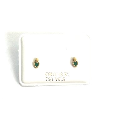 PENDIENTES ORO AMARILLO PIEDRA                                        