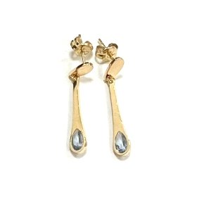 PENDIENTES ORO AMARILLO PIEDRA                                        