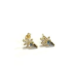 PENDIENTES ORO AMARILLO PIEDRA                                        