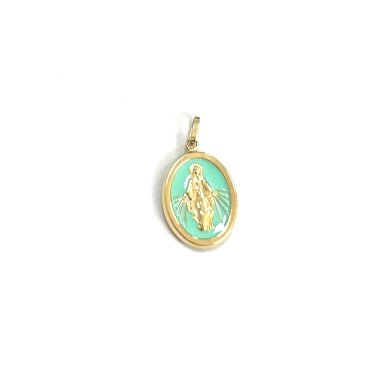 MEDALLAS ORO AMARILLO PIEDRA                                          