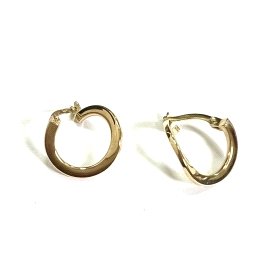 PENDIENTES ARO ORO AMARILLO LISA                                      
