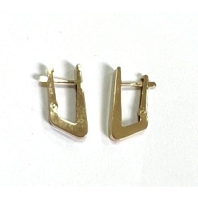 PENDIENTES ARO ORO AMARILLO LISA                                      
