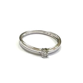 SORTIJA ORO BLANCO BRILLANTES                                         