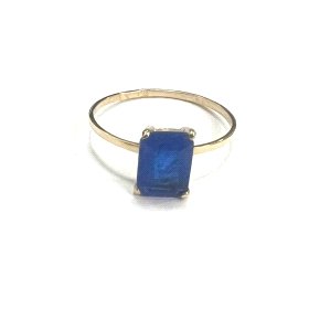 SORTIJA ORO AMARILLO PIEDRA                                           