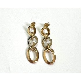 PENDIENTES ORO TRICOLOR                                               