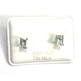 PENDIENTES ORO AMARILLO PIEDRA                                        