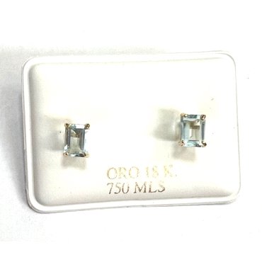PENDIENTES ORO AMARILLO PIEDRA                                        