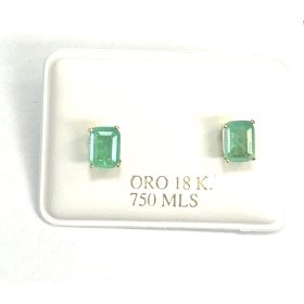 PENDIENTES ORO AMARILLO PIEDRA                                        