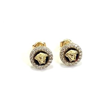 PENDIENTES ORO AMARILLO PIEDRA                                        